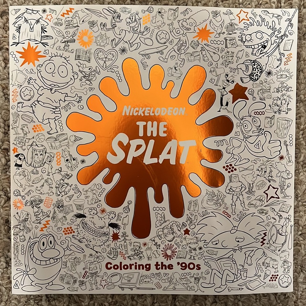 NICKELODEON THE SPLAT 90s COLORING BOOK